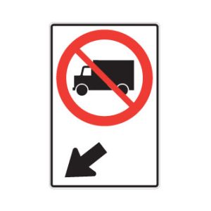 Accès interdit aux véhicules dans une voie