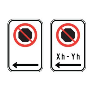 Arrêt interdit à gauche
