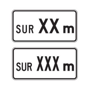 Panonceau d'étendue