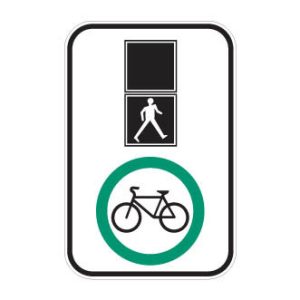 Prescription pour cyclistes à un feu pour piétons