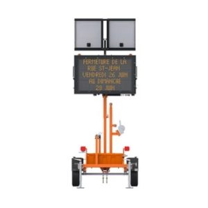 Panneau Message Variable sur Remorque