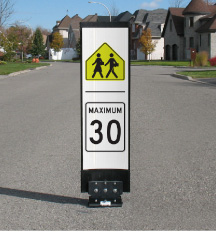 Balise PED-ZONE pour réduction de vitesse