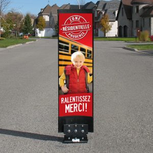 Balise PED-ZONE de Sensibilisation
