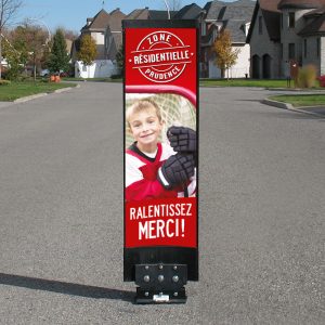 Balise PED-ZONE de Sensibilisation