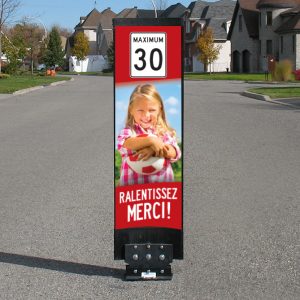 Balise PED-ZONE de Sensibilisation