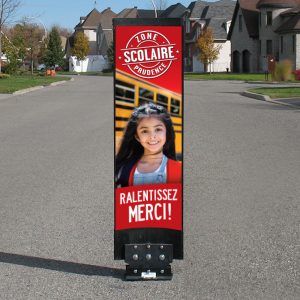 Balise PED-ZONE de Sensibilisation Zone Scolaire