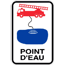 Repère de point d'eau