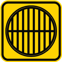 Repère de trou d'homme