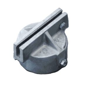 Adaptateur SYCA Nom de rue sur poteau rond 2 7/8