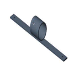 Support vertical plat à un côté