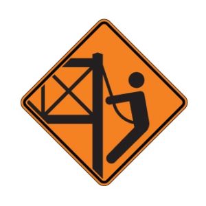 Travaux sur une structure de signalisation