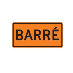 Panonceau Barré