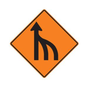 Fusion de 3 voies à une 1 à gauche