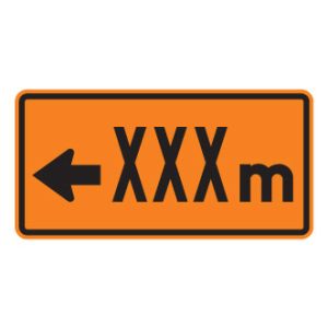 Panonceau de distance et de direction