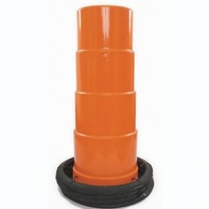 Balise conique 35.50"  orange sans pellicule