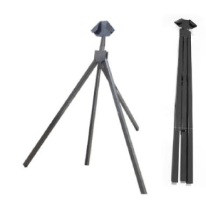 Support à panneau en acier GRIS à trois pieds