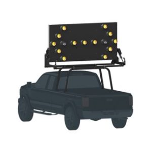 Flèche en aluminium 4’ x 8’ allant sur véhicule